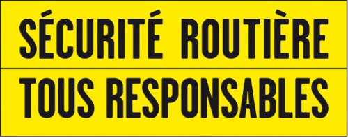 logo sécurité routière - tous responsables